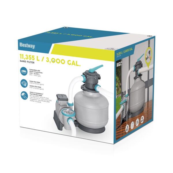 Pješčana filtracija za bazen, 11355 l/h | Bestway - Image 10