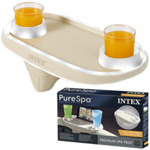 Držač za piće za bazen, LED, bež | INTEX