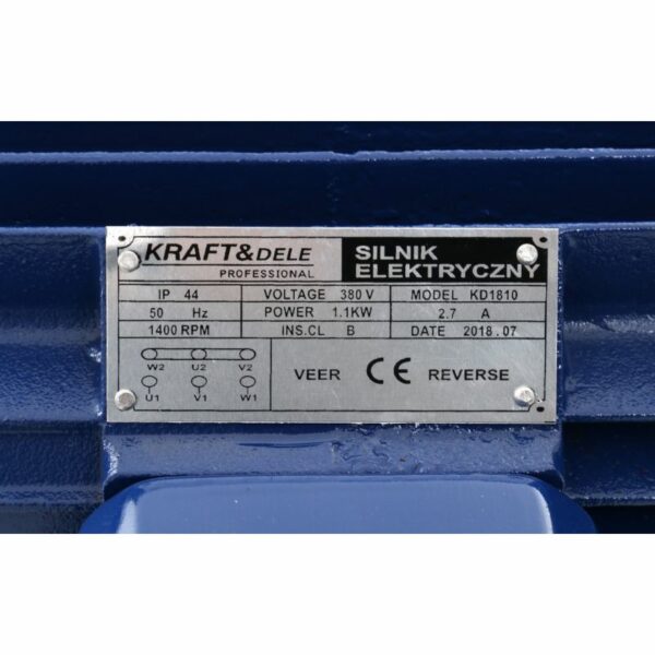 Monofazni elektromotor, 1,1 kW, 380 V | KD1810 - Image 11
