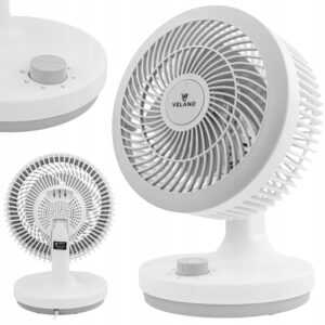 Stolni ventilator, bijeli | Velano