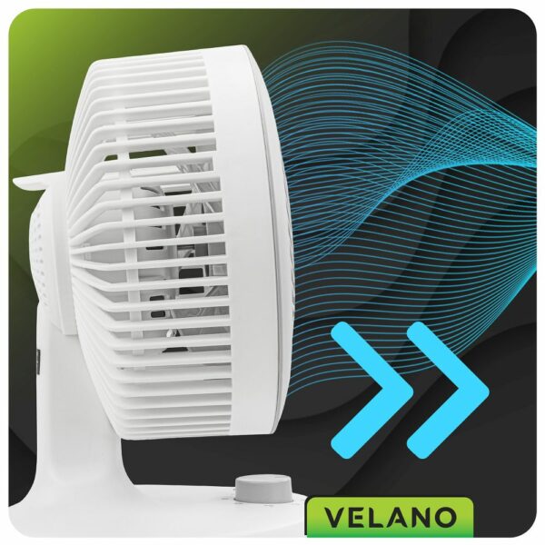 Stolni ventilator, bijeli | Velano - Image 12