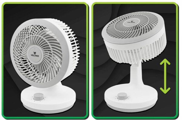 Stolni ventilator, bijeli | Velano - Image 10