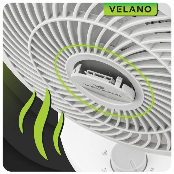 Stolni ventilator, bijeli | Velano - Image 11