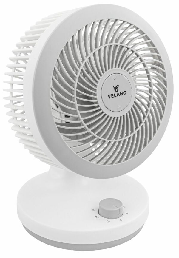 Stolni ventilator, bijeli | Velano - Image 3