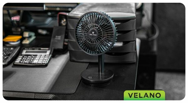 Stolni ventilator VELWEBS0009, crni | Velano - Image 16