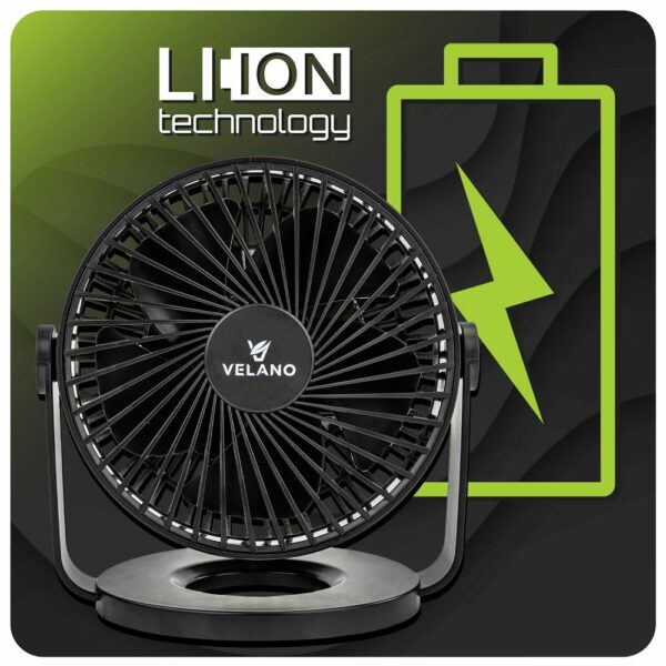 Stolni ventilator VELWEBS0011, crni | Velano - Image 14