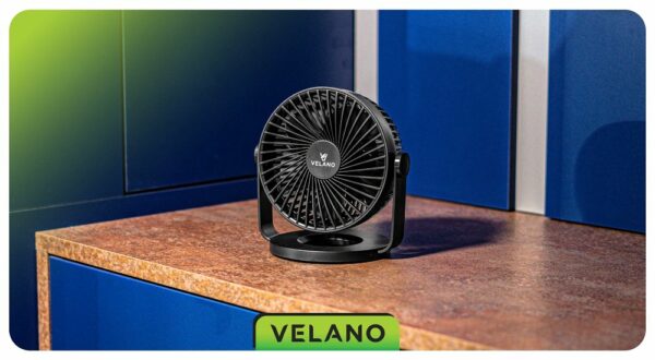 Stolni ventilator VELWEBS0011, crni | Velano - Image 17