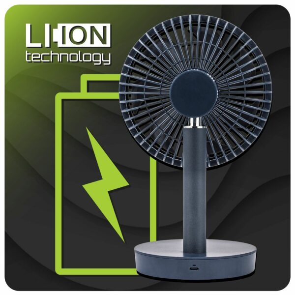 Stolni ventilator VELWEBS0018, crni | Velano - Image 13