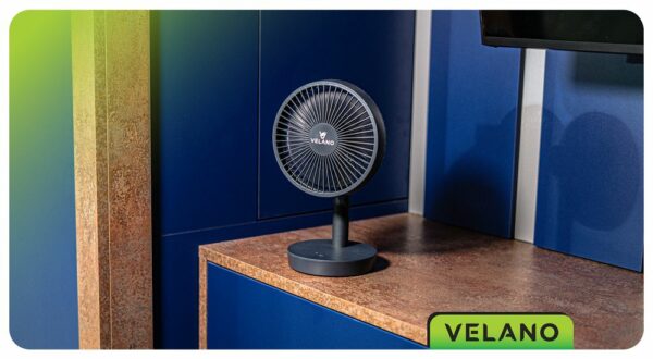Stolni ventilator VELWEBS0018, crni | Velano - Image 18