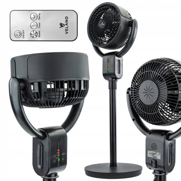 Podni ventilator VELWEP0014, 50W, crni | Velano
