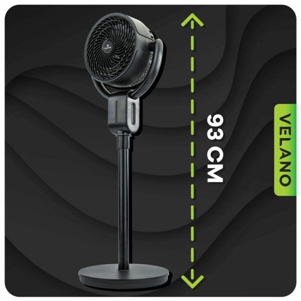 Podni ventilator VELWEP0014, 50W, crni | Velano - Image 9