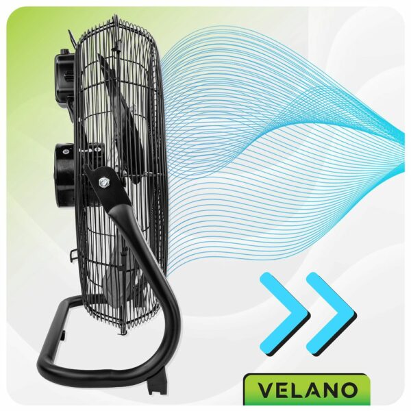 Podni ventilator VELWEP0015, 125W, crni | Velano - Image 11