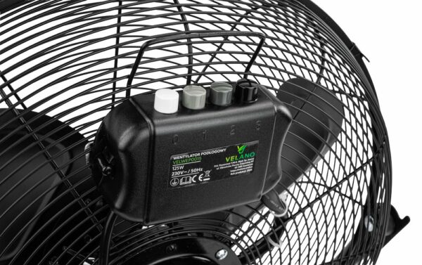 Podni ventilator VELWEP0015, 125W, crni | Velano - Image 8