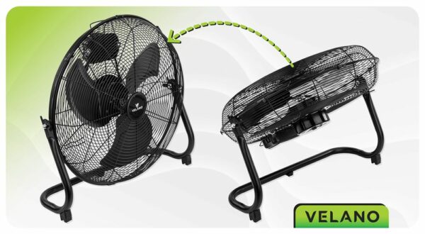Podni ventilator VELWEP0016, 100W, crni | Velano - Image 10