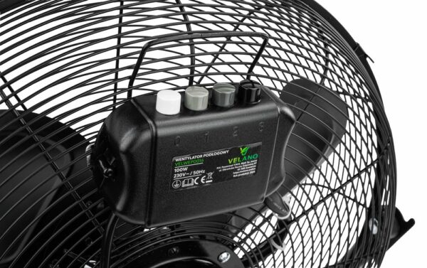 Podni ventilator VELWEP0016, 100W, crni | Velano - Image 8