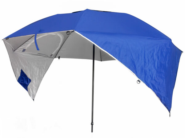 Suncobran za plažu 2-u-1, 208 cm | Plavi - Image 3