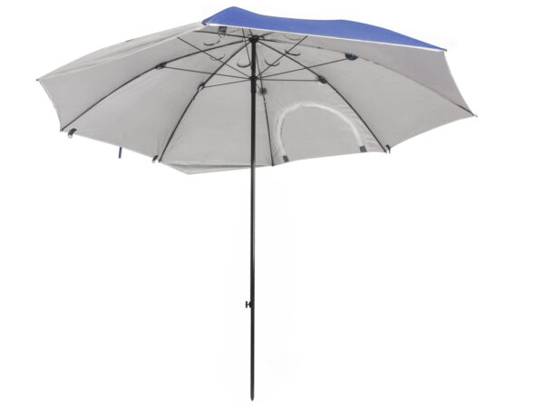 Suncobran za plažu 2-u-1, 208 cm | Plavi - Image 4