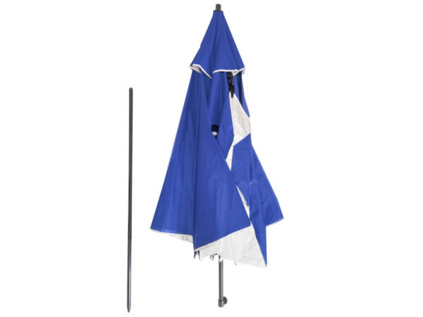 Suncobran za plažu 2-u-1, 208 cm | Plavi - Image 6