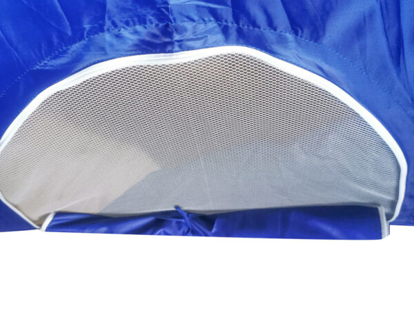 Suncobran za plažu 2-u-1, 208 cm | Plavi - Image 8