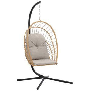 Viseća vrtna stolica Eris, siva + jastuk | Garden Line