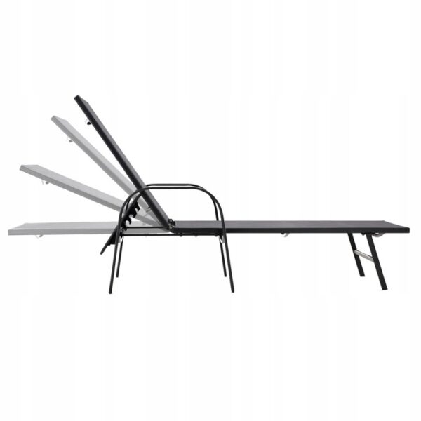 Vrtna ležaljka, 120 kg, tamno siva | Garden Line - Image 3