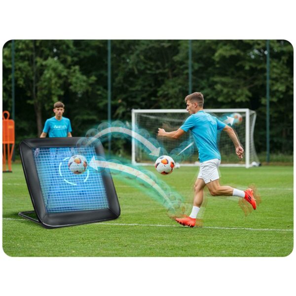 Gol za trening, 122x120cm, crni | Neo-Sport - Image 9