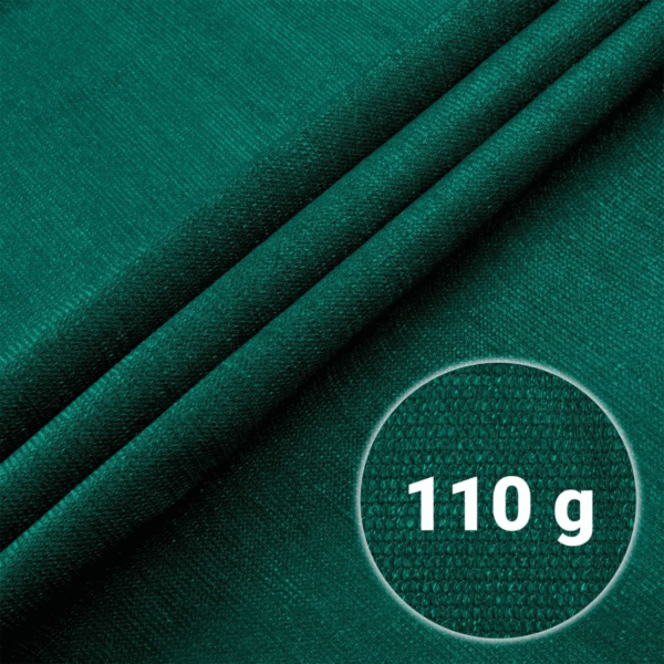 Mreža za sjenu + 50 kopči, 110g/m2, 1,5x25m, zelena | Plonos - Image 3