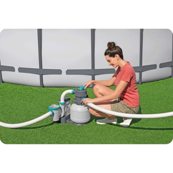 Homokszűrő medenceszűrő, 6056 l/h + multifunkcionális tabletták | Bestway - Image 12