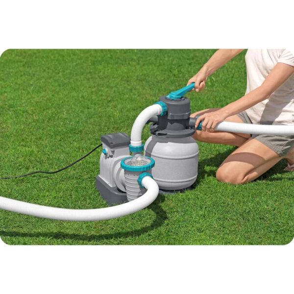 Homokszűrő medenceszűrő, 6056 l/h + multifunkcionális tabletták | Bestway - Image 14