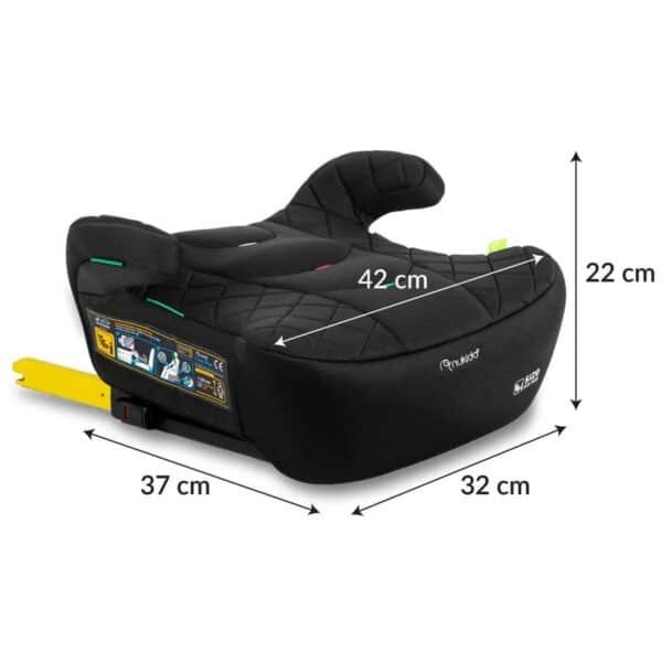 Autosjedalica Louis, ISOFIX, 22-36 kg, crna | Nukido - Image 2