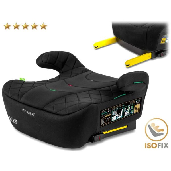 Autosjedalica Louis, ISOFIX, 22-36 kg, crna | Nukido - Image 3