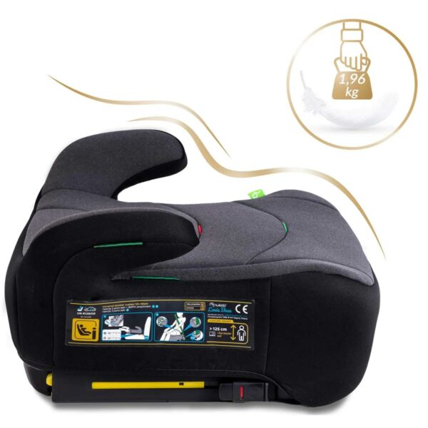 Louis autosjedalica, ISOFIX, 22-36 kg, tamno siva | Nukido - Image 4