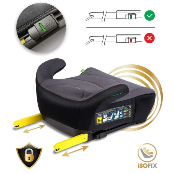 Louis autosjedalica, ISOFIX, 22-36 kg, tamno siva | Nukido - Image 5