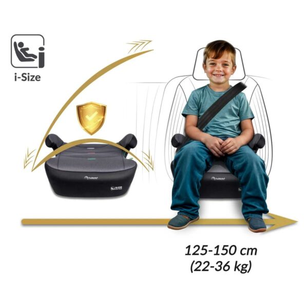 Louis autosjedalica, ISOFIX, 22-36 kg, tamno siva | Nukido - Image 8
