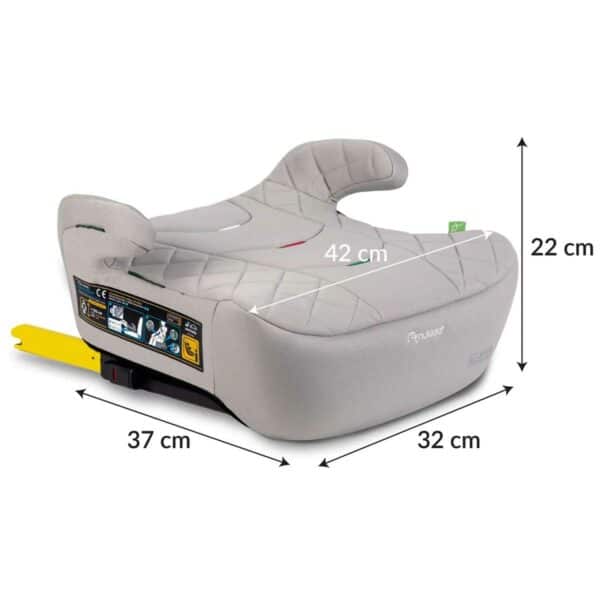 Autosjedalica Louis, ISOFIX, 22-36 kg, siva | Nukido - Image 2