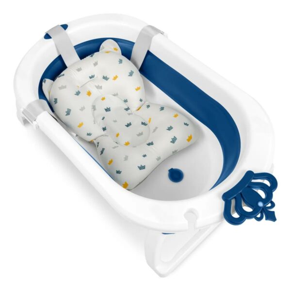 Sklopiva dječja kada za kupanje RK-286, bijelo-plava | Ricokids - Image 4