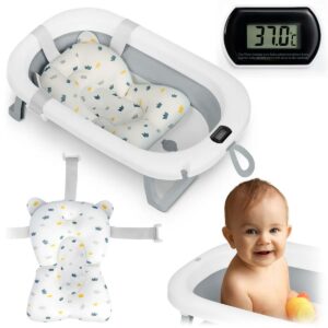 Sklopiva dječja kada za kupanje RK-287, bijelo-siva | Ricokids
