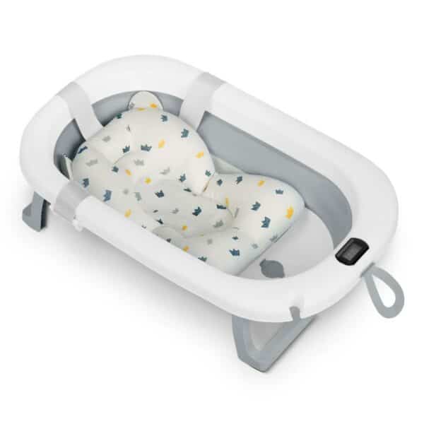 Sklopiva dječja kada za kupanje RK-287, bijelo-siva | Ricokids - Image 3
