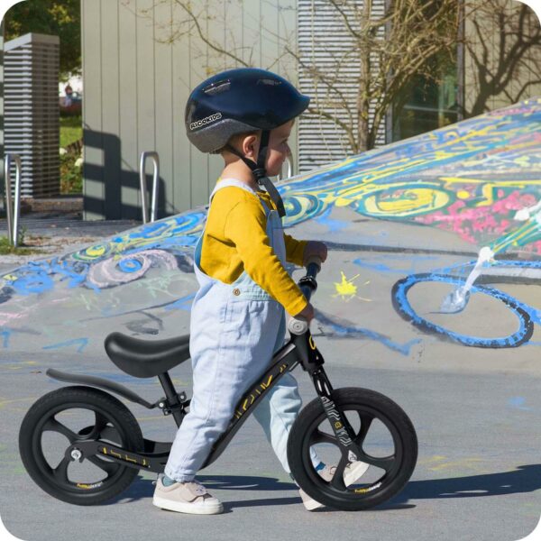 Dječji balans bicikl FUNNU, crni | Ricokids - Image 10