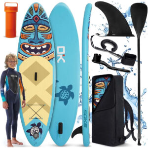 Daska za veslanje SUP AquaSurf s priborom, plava | Soke