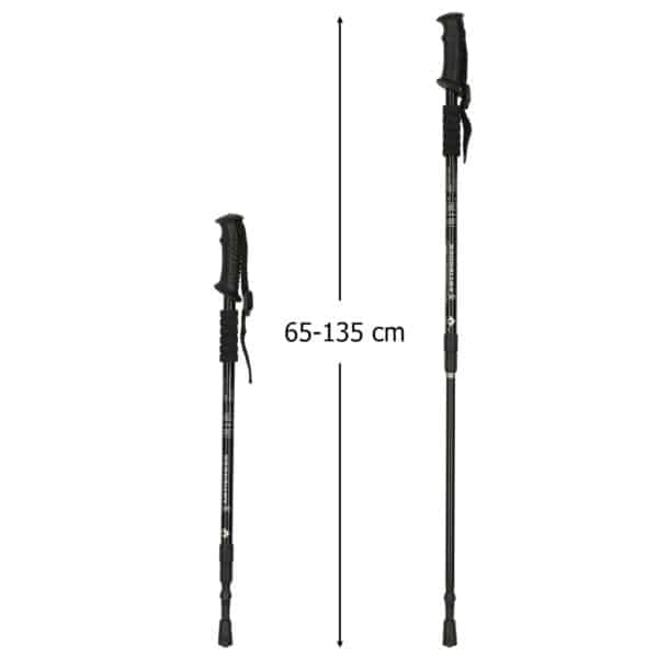 Štapovi za planinarenje, 135 cm | crni - Image 2