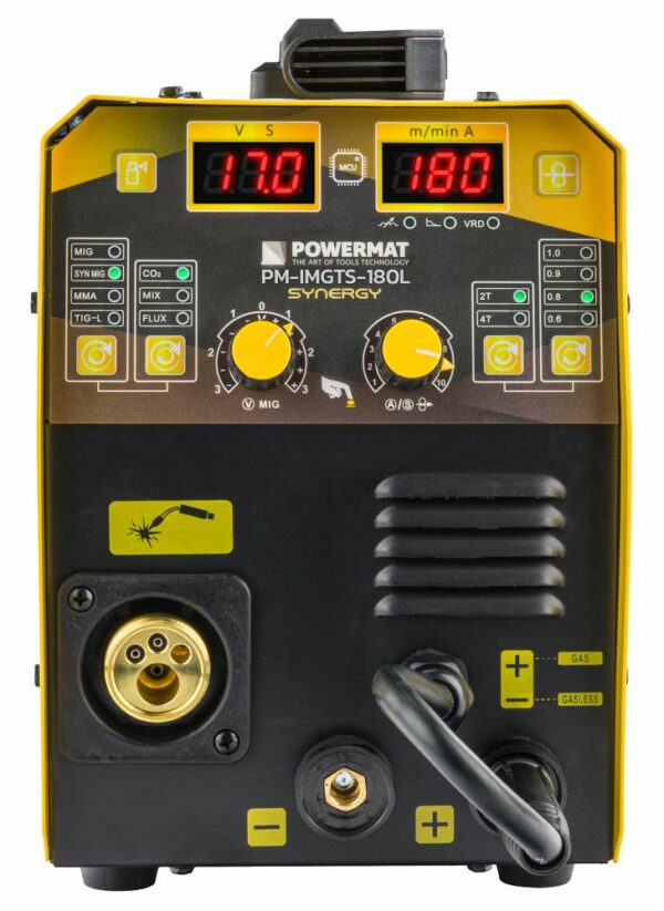 Inverterski aparat za zavarivanje MIG-MAG/FLUX/MMA/TIG-LIFT | PM-IMGTS-180L - Image 2
