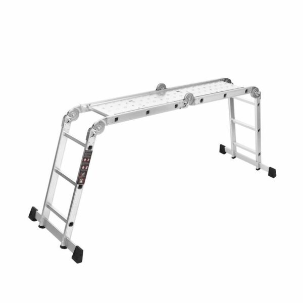 Sklopive glinene ljestve s platformom, 4x3, 346 cm | KD4070 - Image 6