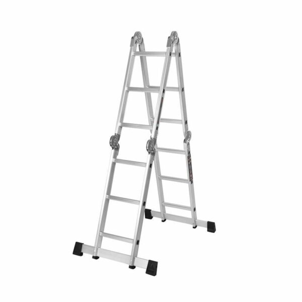 Sklopive glinene ljestve s platformom, 4x3, 346 cm | KD4070 - Image 3