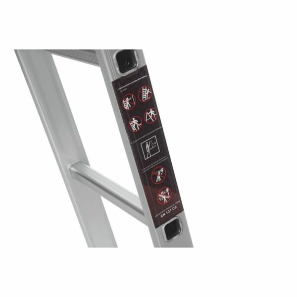 Sklopive glinene ljestve s platformom, 4×4, 460 cm | KD4071 - Image 10