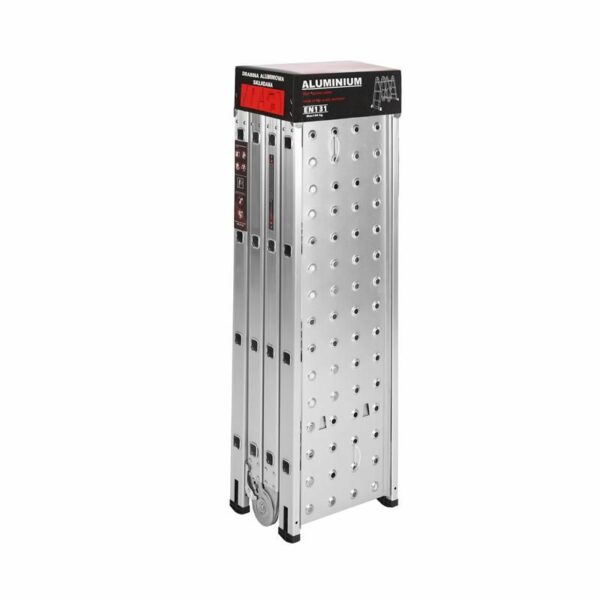 Sklopive glinene ljestve s platformom, 4×4, 460 cm | KD4071 - Image 13