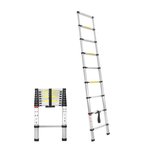 Aluminijske ljestve, teleskopske, 8 stepenica | KD4072