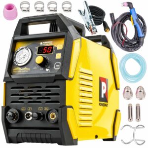 Plazma rezač, 6,5 kVA | PM-PP-50L-PRO je kompaktan i snažan uređaj dizajniran za precizno rezanje električno vodljivih materijala.