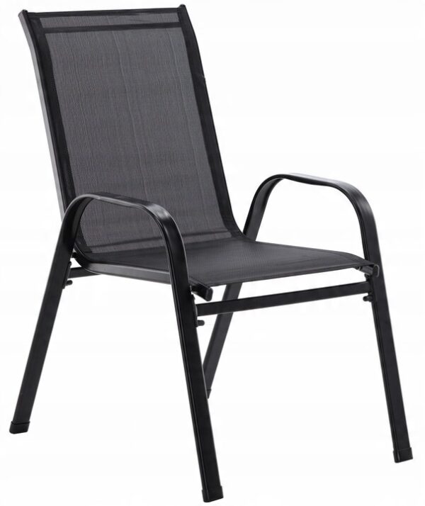 Vrtni set, crni, 2 stolice, sofa, stol | Garden Line - Image 5