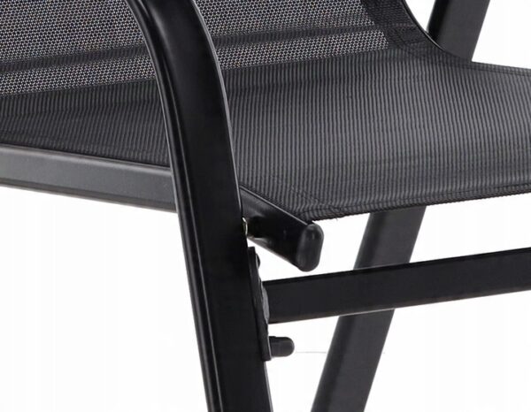 Vrtni set, crni, 2 stolice, sofa, stol | Garden Line - Image 6